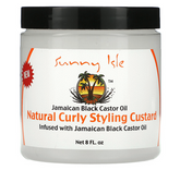 Sunny Isle, Jamaican Black Castor Oil, Natural Curly Styling Custard, 8 fl oz