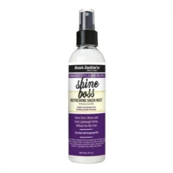 AUNT JACKIES GRAPESEED SHINE BOSS REFRESHING SHEEN MIST, 120 ML