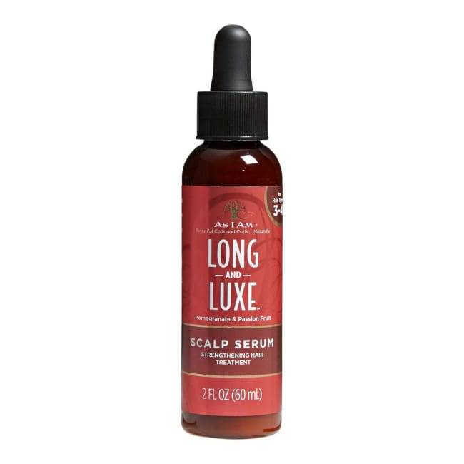 LONG & LUXE POMEGRANATE & PASSION FRUIT SCALP SERUM STRENGTHENING HAIR TREATMENT, 60 ML