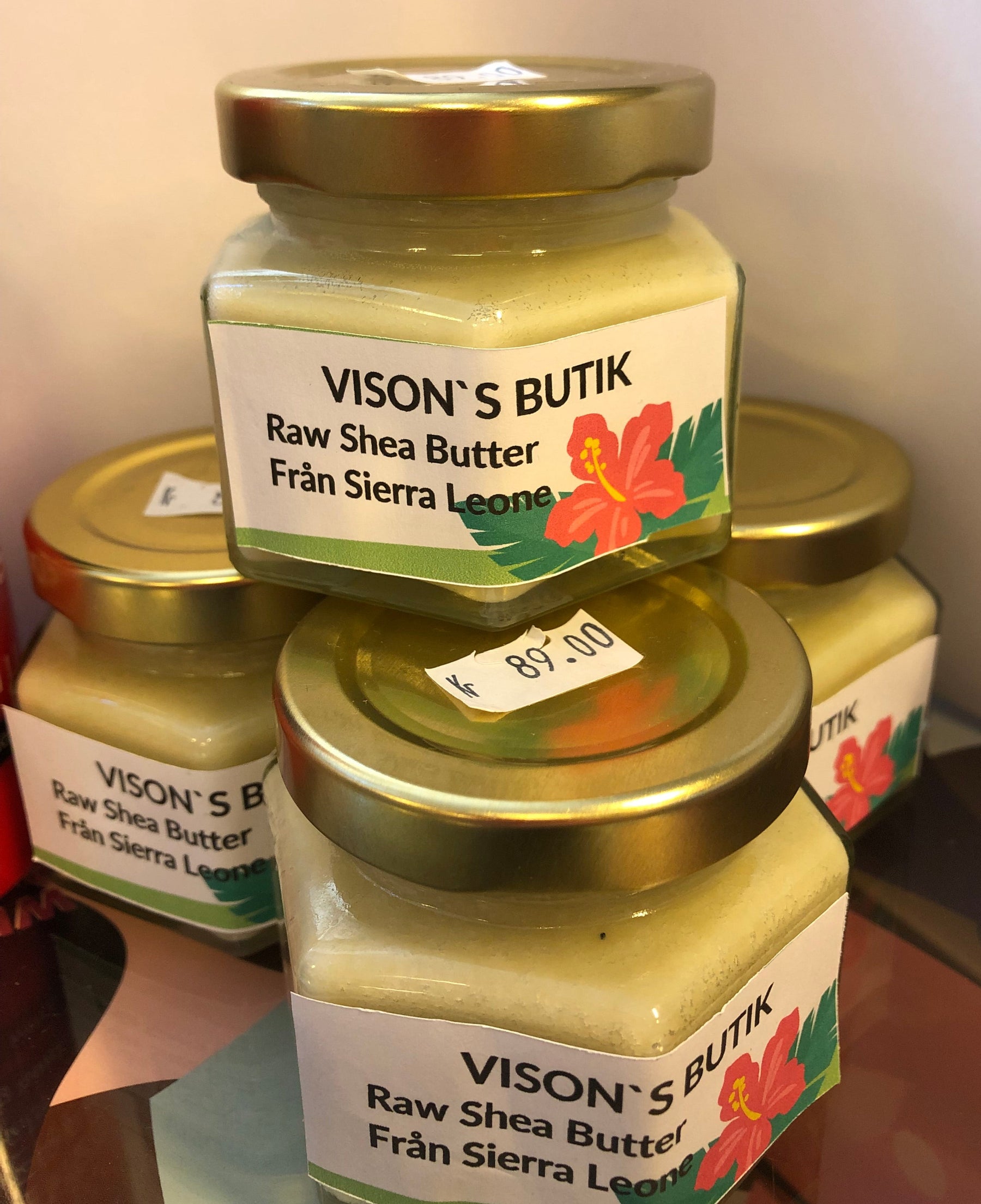 Vison`s Butiks Raw Shea Butter Från Sierra Leone 100g (färdig smält)
