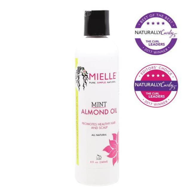 MIELLE ORGANICS MINT ALMOND OIL HEALTY HAIR AND SCALP, 240 ML