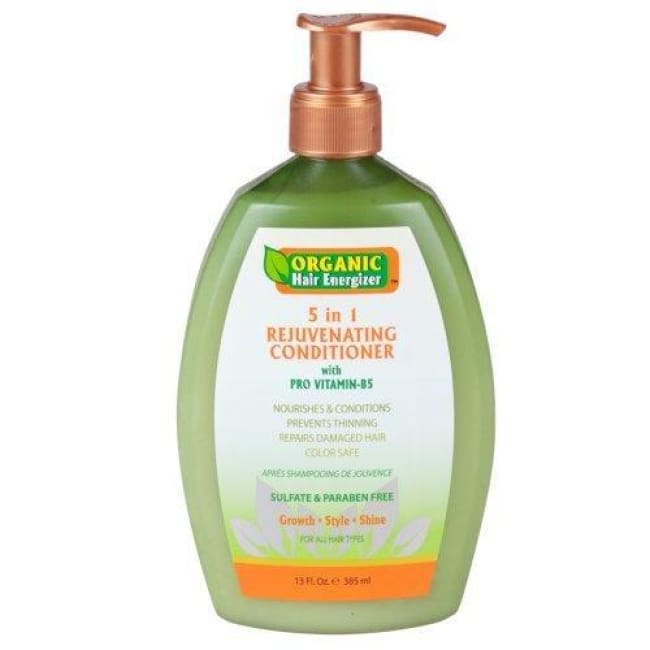 ORGANIC HAIR ENERGIZER 5 IN 1 REJUVENATING CONDITIONER WITH PRO VITAMIN-B5, 385 ML