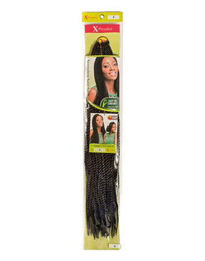 100% SYNTHETIC X-PRESSION SENEGALESE TWIST BRAID SMALL, 24"